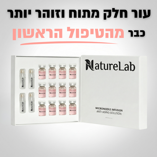 NatureLab - ערכת מיקרו החדרה לעור חלק בריא וזוהר
